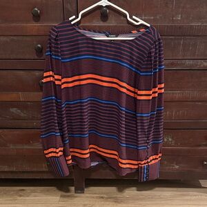 Express Multicolor Striped Top